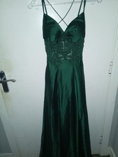 Emrald Green Prom Dress Size 6 Corset Back Prom Dress Worn Once 