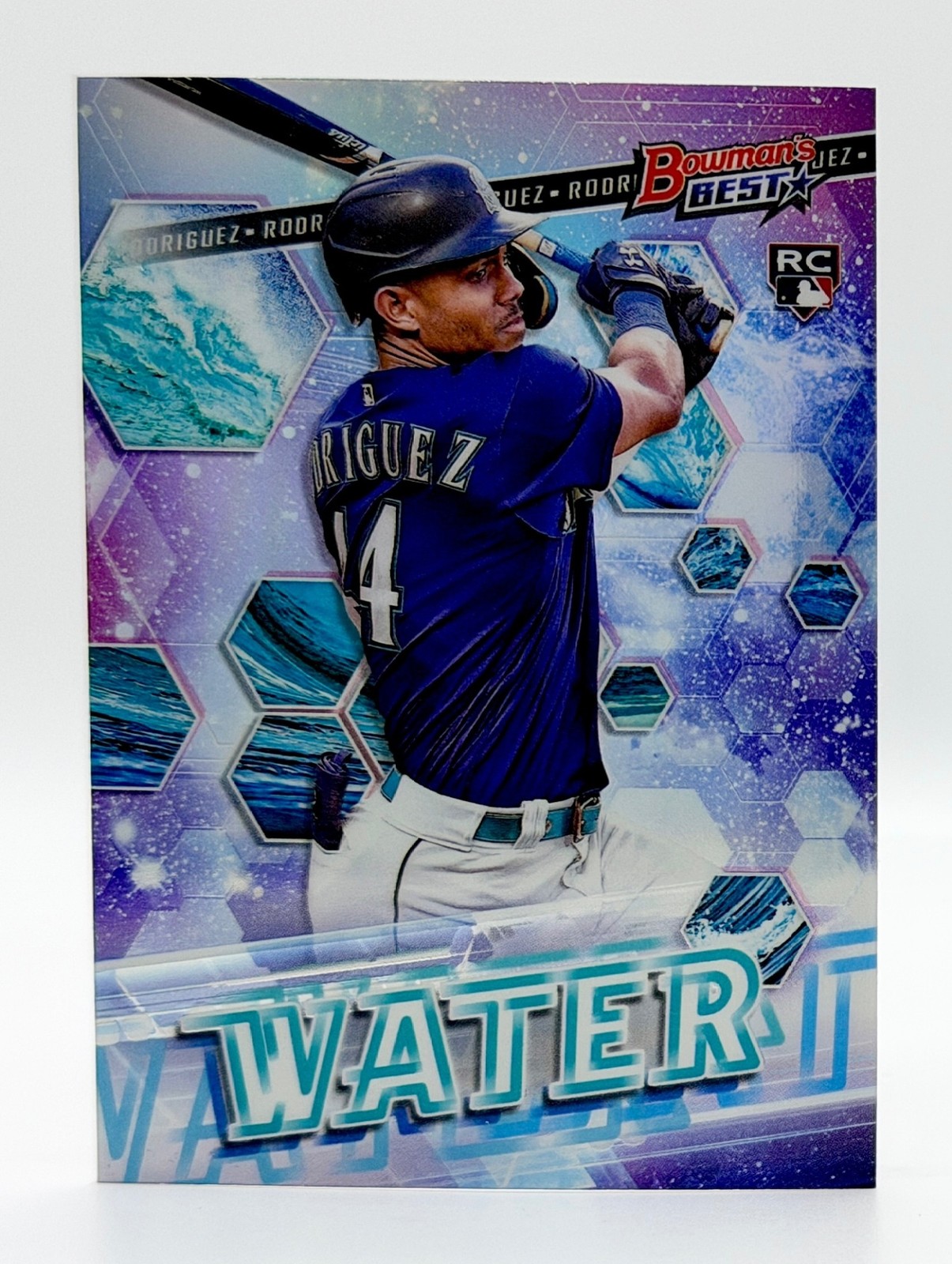 2022 Bowman's Best Elements of Excellence Julio Rodriguez RC Seattle Mariners