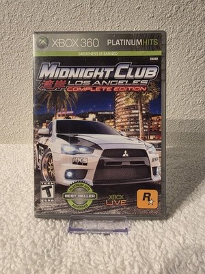 Midnight Club: Los Angeles Complete Edition (Xbox 360, 2009) Complete & Tested