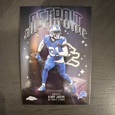 Topps Chrome All-Chrome Insert Kerby Joseph #ACT-23 Lions NFL Football Card 2025