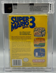 Super Mario Bros 3 Nintendo NES Oval SOQ Sealed New WATA 9.2 A+ Graded