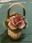 Vintage capodimonte flower basket — photo 4