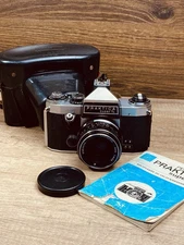 Praktica Super TL  35MM SLR Film Camera w/ Pentacon 50mm F1.8 lens WORKING #7839