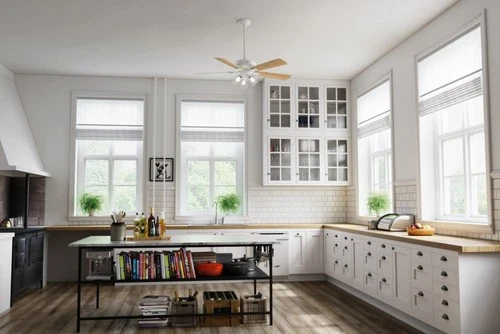 Hunter Fans - Crestfield 52 Inch Low Profile Ceiling Fan with LED Light Kit and - Picture 3 of 4