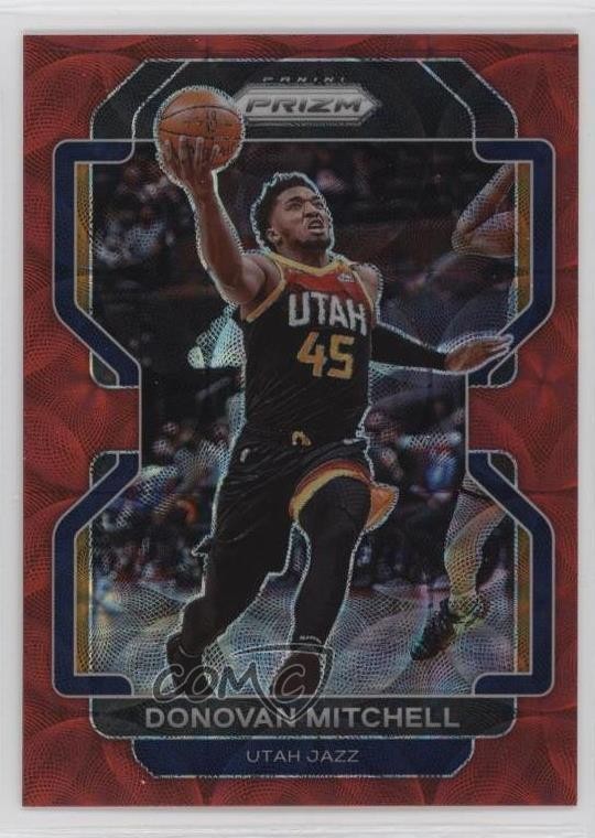 2021-22 Panini Prizm Choice Red Prizm 30/88 Donovan Mitchell #72 hs9