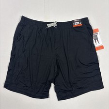 Kirkland Signature Men  s Moisture-Wicking Fabric Shorts, Black XXL
