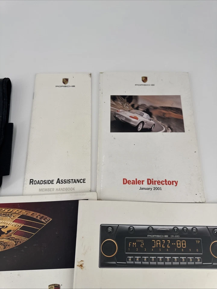 Porsche Boxster 986 1999 fabricante de equipos originales manual del propietario libro de mantenimiento conjunto de billetera Foto 3 de 4