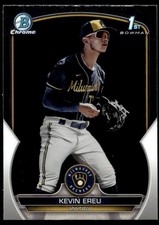 2023 Bowman Chrome Prospects Kevin Ereu Milwaukee Brewers #BCP-229