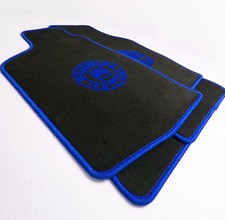 Auto Fußmatten für VW Scirocco1+2 Druck WOB Wolfsburg Edition blau Teppich
