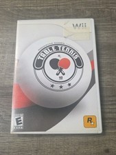 Rockstar Games Presents Table Tennis (Nintendo Wii, 2007) Complete with Manual