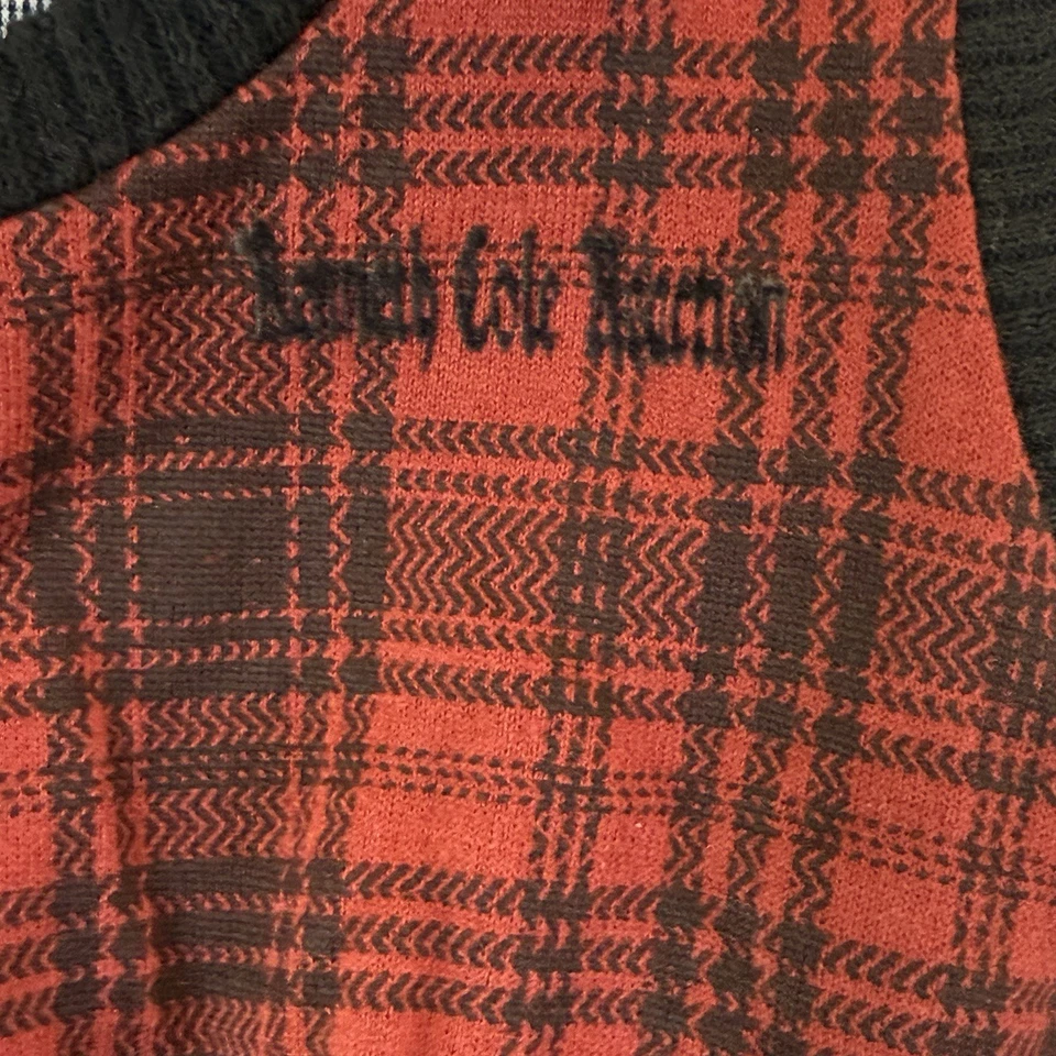 Kenneth Cole Reaction Dress Shirt sweater Vest Set Christmas Red 12 Months - Image 3 of 4