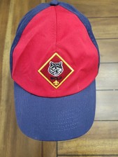 Vintage Boy Scouts Of America Hat Cap Wolf Navy - Children  s Size Large EUC