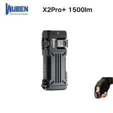 Wuben X2 Pro 1500LM Rechg Magnetic EDC Tilt R/W Side Light IP65 WP Emerg