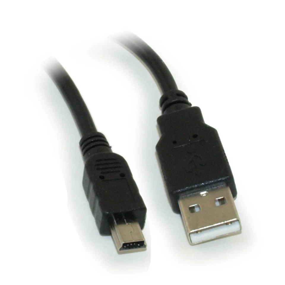 6ft USB 2.0 Certified 480Mbps Type A Male to Mini-B/5-Pin Male Cable - Image 2 of 3