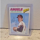 Topps 1977 Nolan Ryan #650 California Angels Baseball Trading Card Auto