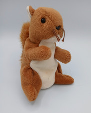 TY Beanie Babies Plush Nuts The Squirrel 1996