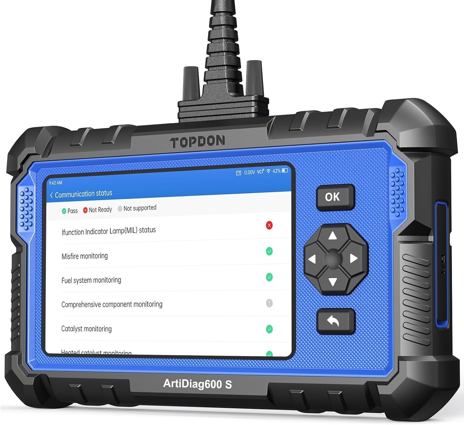 Topdon OBD2 Scanner ABS SRS Engine Transmission Car Diagnostic New