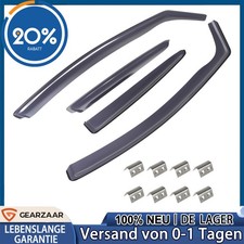 Windabweiser Regenabweiser Geeignet für Ford Focus III Mk3 11-18 schwarz Smoke