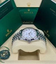 Unworn Rolex Datejust 41mm, Steel, White Roman, Jubilee, 126300, dated 2026 4
