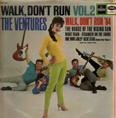 The Ventures Walk Dont Run Vol. 2 GERMAN LIBERTY NEAR MINT Liberty Vinyl LP