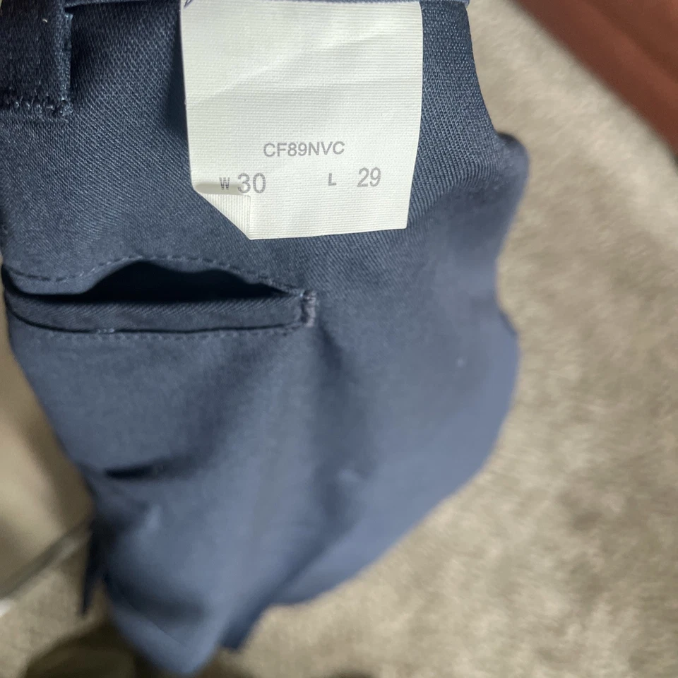 Red Kap Pants Womens 30 Blue Work Slacks hemmed 29 inches long! - Image 3 of 4