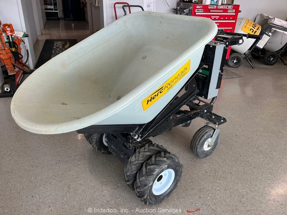 Carro de volteo eléctrico Overland EC-C600-8FP 2023 carretilla hormigón buggy bidadoo