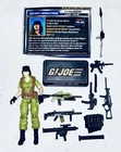 G.I.Joe 50th Anniversary Lady Jaye w/Filecard 3.75" Figure 2016 Hasbro 4”