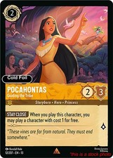 Pocahontas - Guiding the Tribe Lorcana TCG 13 - 12/204 Cold Foil