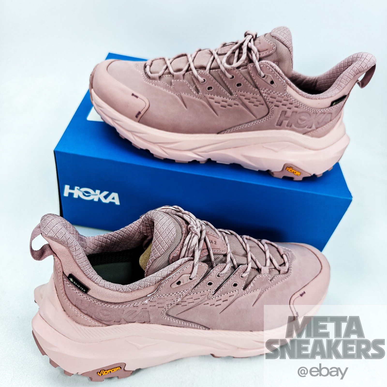 Hoka One One GTX US 12 Men's Pale Peach Outdoors Vibram Kaha 2 Low Gore Tex New thumbnail 9