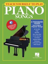 Teach Yourself to Play Piano Songs A Thousand Years  More Book Video  Audio
