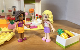 Lego Friends 41035 Heartlake Juice Bar 100% Complete w/Manual--pre-owned