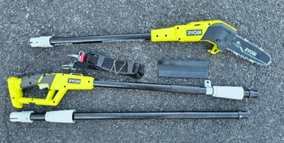 #ad RYOBI P2501 ONE 18V 8quot; Cordless Oil Free Pole Saw Tool Only Free US Ship $97.45