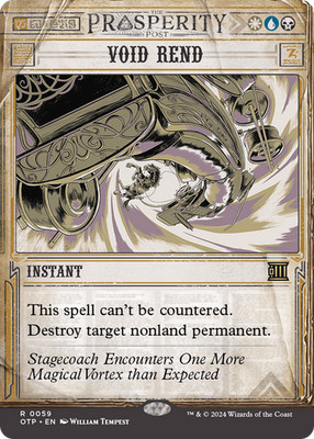 Void Rend (REGULAR) x1 - MTG Breaking News OTP #59