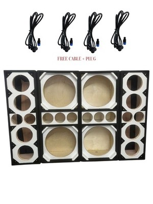 CHUCHERO FOR SPEAKER  12'' 4 DRIVER 2T BOX BRAZILIAN STYLE FREE CABLE + PLUGS