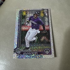 2025 Topps Series 1 Celebration - Adael Amador Rookie - Confetti Foil - Rockies