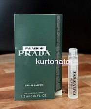 Prada PARADIGME Eau De Parfum Spray NEW Sample Size Vial 1.2 ml