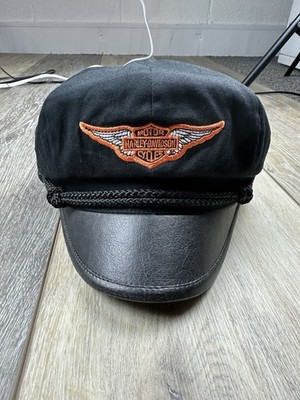 Vintage Harley Davidson Cap Adult Small Black Snapback  display picture 1
