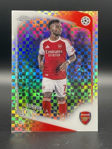 BUKAYO SAKA - 2026 Topps Chrome X-Fractor #12 - Arsenal / England