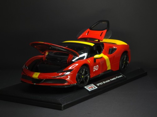 Ferrari SF90 Stradale Assetto Fiorano 1:18 Maisto Exclusive Style - Red - Picture 2 of 16