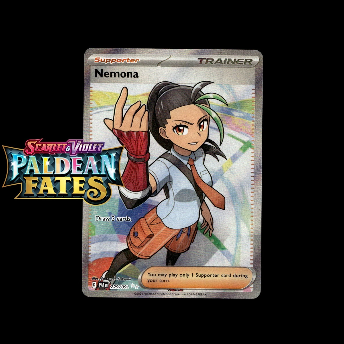Nemona 229/091 SV: Paldean Fates for sale | eBay
