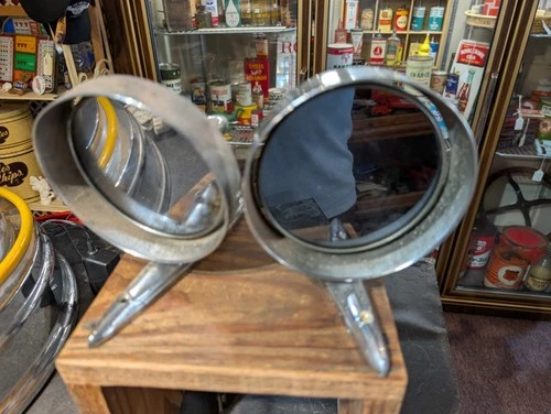 Vintage Original Pair Of Automobile Side Mirrors