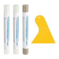 3Pcs Wood Filler Sticks, Wood Repair Wax Kit, 3 Colors White Series