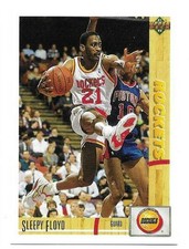 ERIC SLEEPY FLOYD 1991-92 UPPER DECK CARD MINT CONDITION