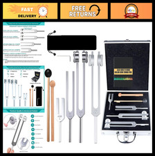 4Pcs Healing Tuning Fork Set for Sound Therapy, Chakra Meditation Biofield Tun