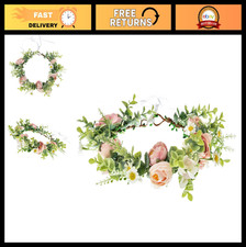 Floral Fall Flower Crown Headpiece for Weddings, Bridal, Flower Girl, Maternity