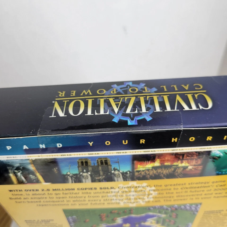 Civilization - Call To Power 1999 PC Big Box Computer Game CD-ROM - Sealed - Image 3 of 4