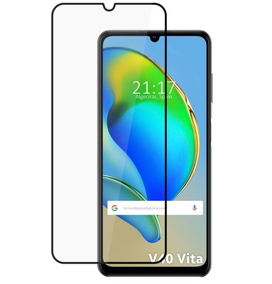 Proteggi Vetro Temperato Completo 5D Full Glue Nero per Realme 14 5G/14T 5