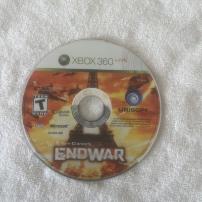Tom Clancy's EndWar (Microsoft Xbox 360, 2008) DISC ONLY