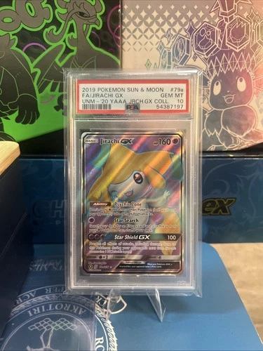 Pokemon Jirachi Gx 79a/236 2020 Yellow A Alternate Art Collection PSA 10