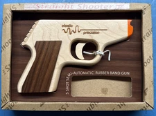 Elastic Precision Model PPK Rubber Band Gun in Beech